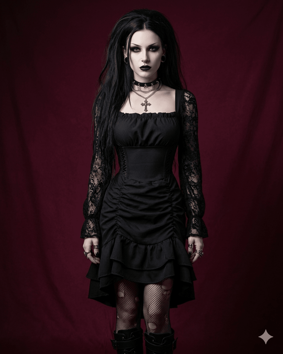 Dark Romance Dress - Theblackfeline