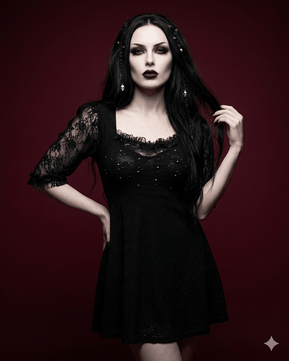 Dark Grace Dress - Theblackfeline