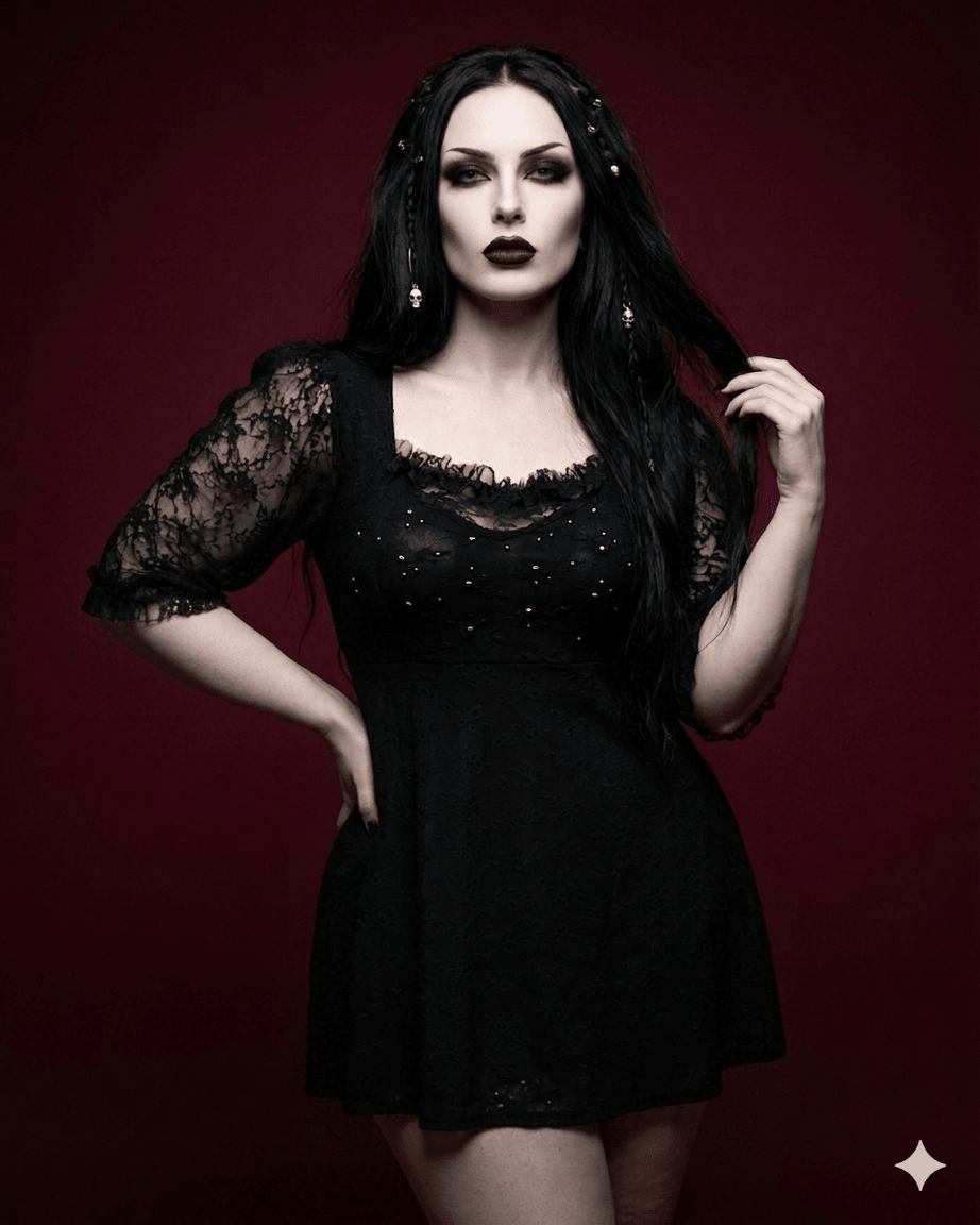 Dark Grace Dress - Theblackfeline
