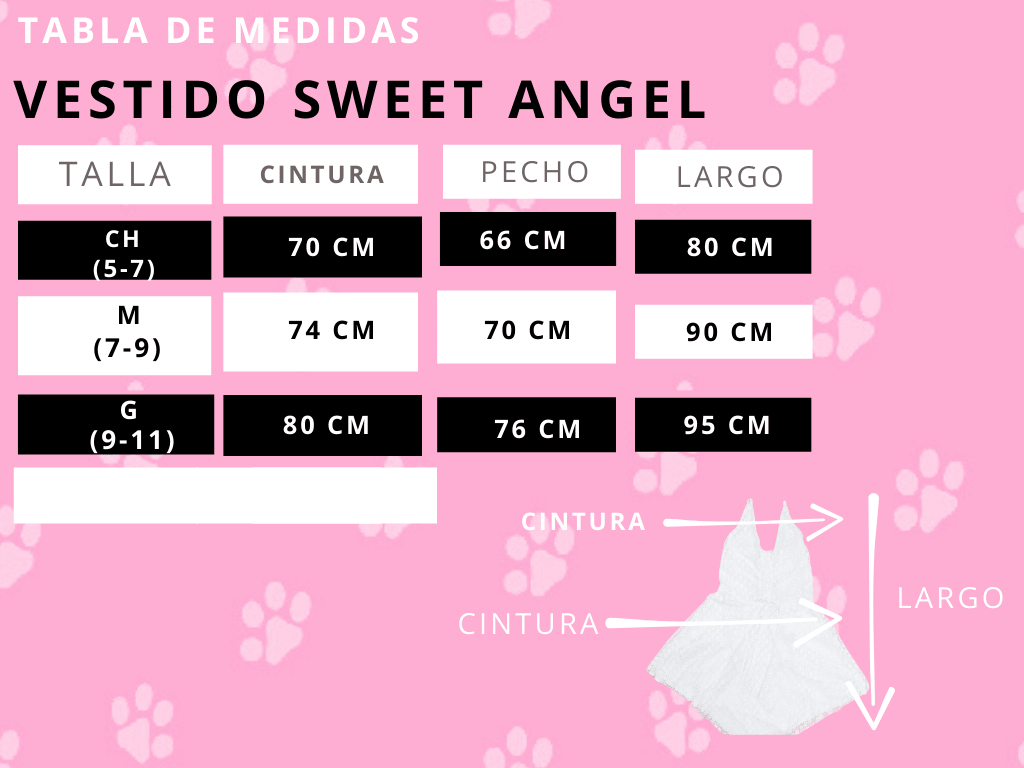 VESTIDO-SWEET ANGEL - Theblackfeline