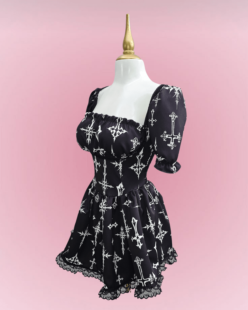 Holy Rebel Dress - Theblackfeline