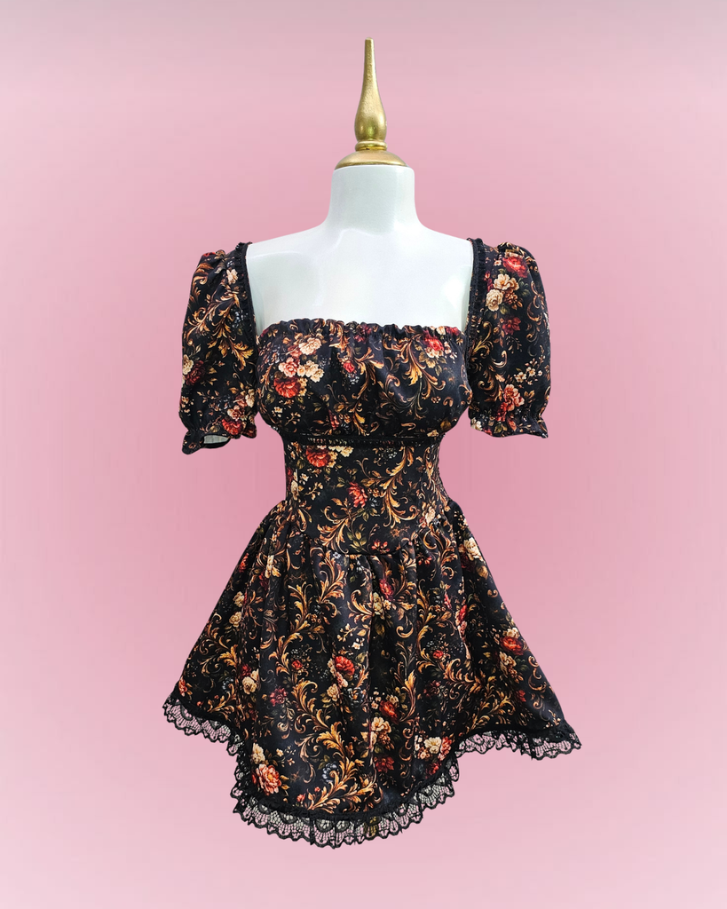 Dark Garden Corset Dress