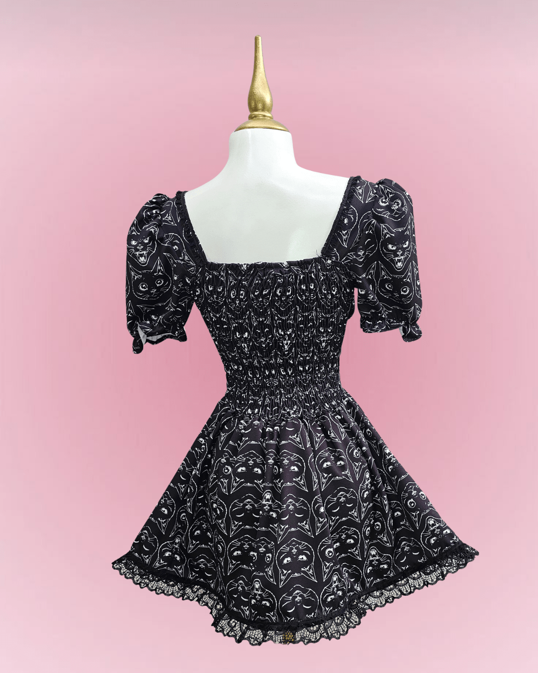 Moon Cat Corset Dress - Theblackfeline