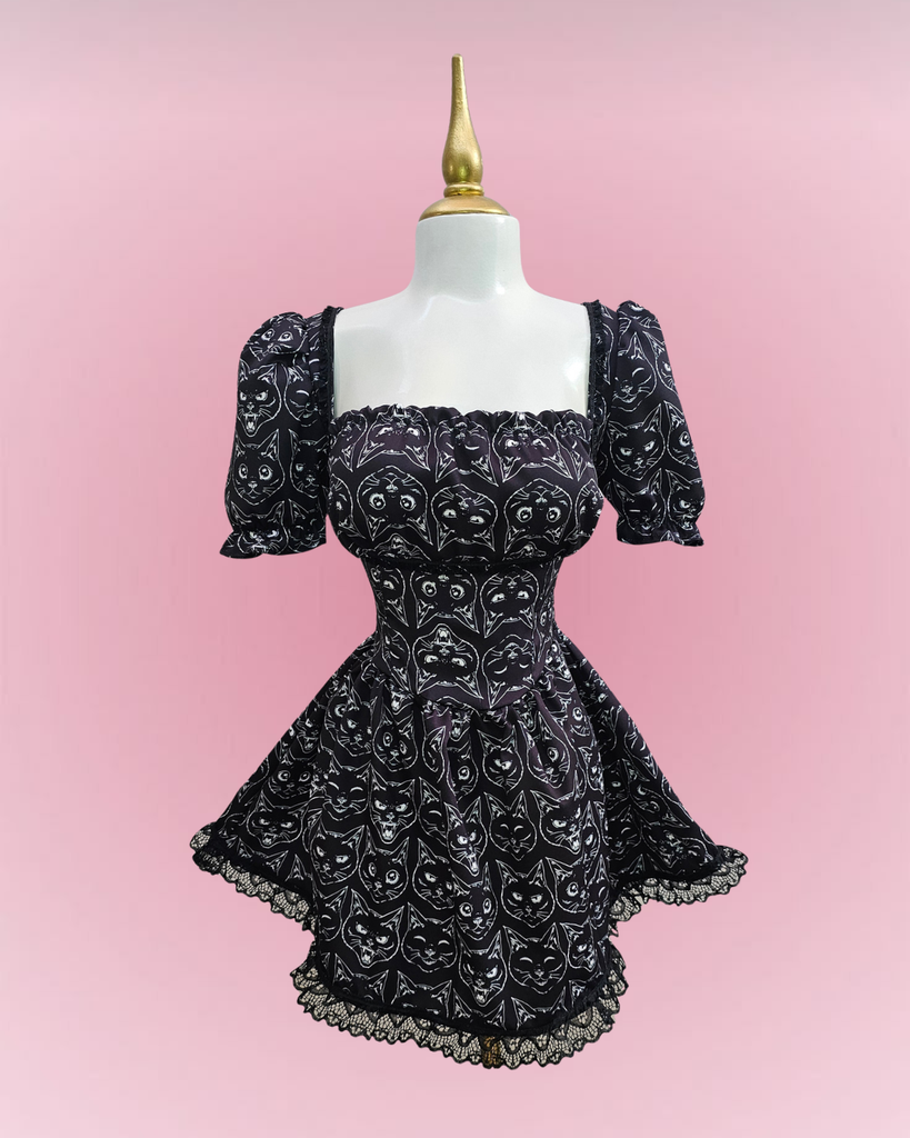Moon Cat Corset Dress