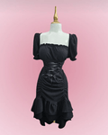 Midnight Corset Dress - Theblackfeline