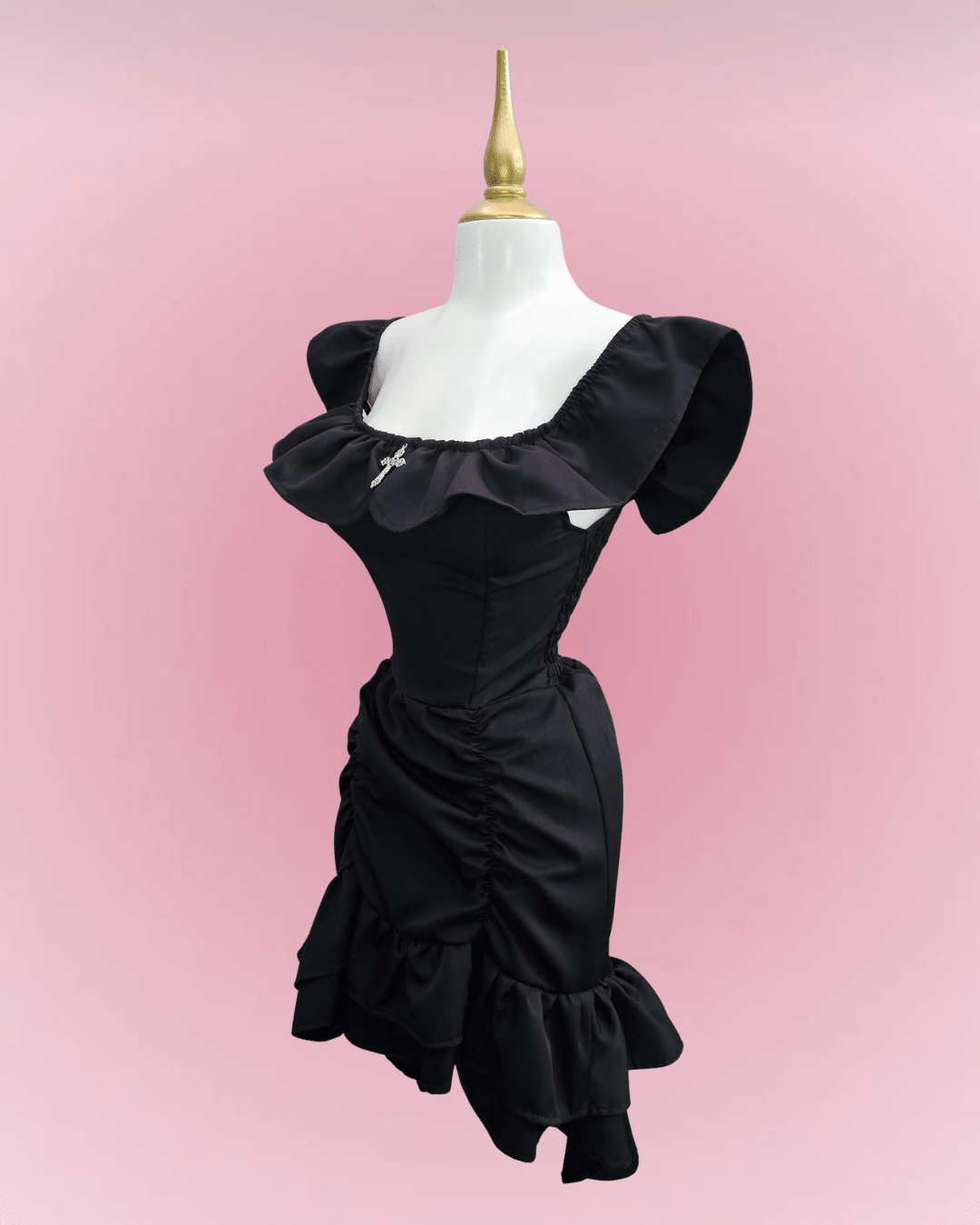 Soft Noir Dress - Theblackfeline