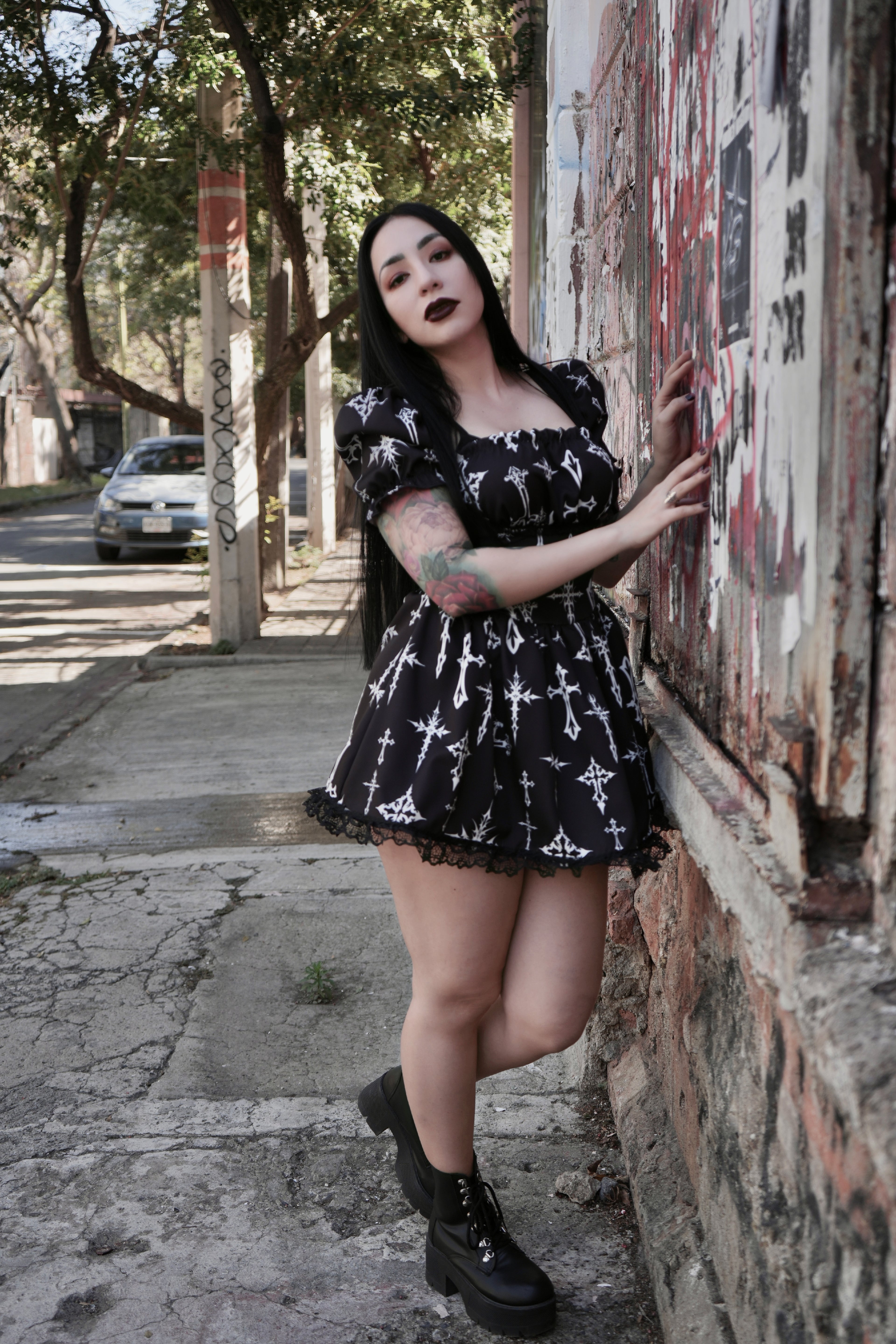 Holy Rebel Dress - Theblackfeline