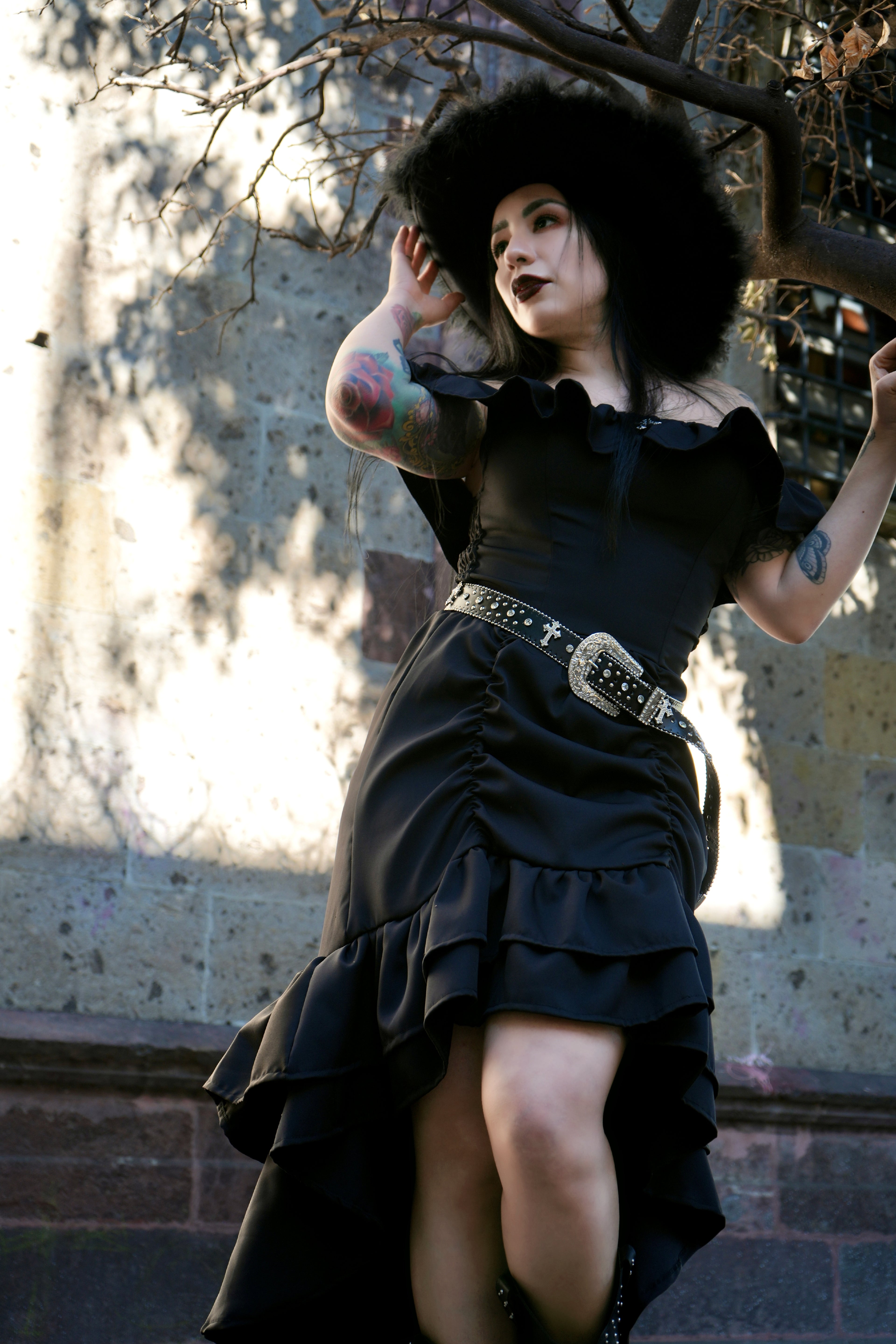 Soft Noir Dress - Theblackfeline