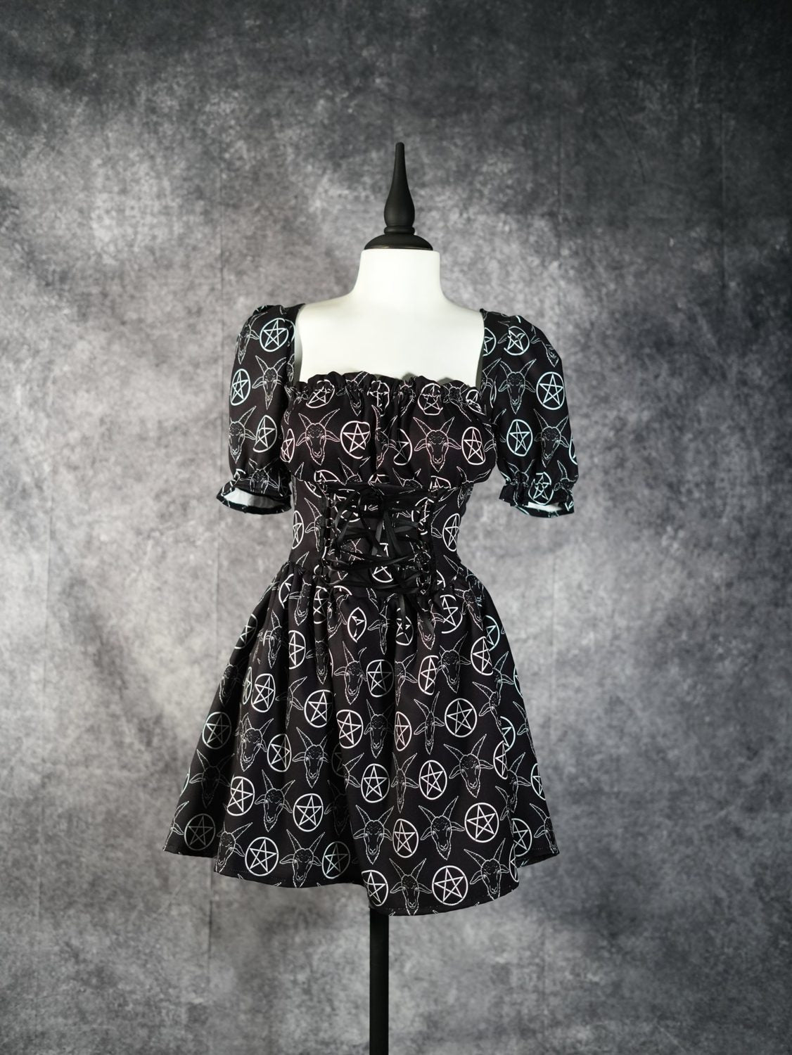 Pentagram Corset Dress - Theblackfeline