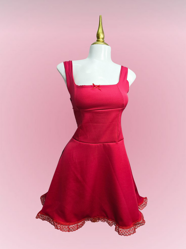 Vestido Laura rojo