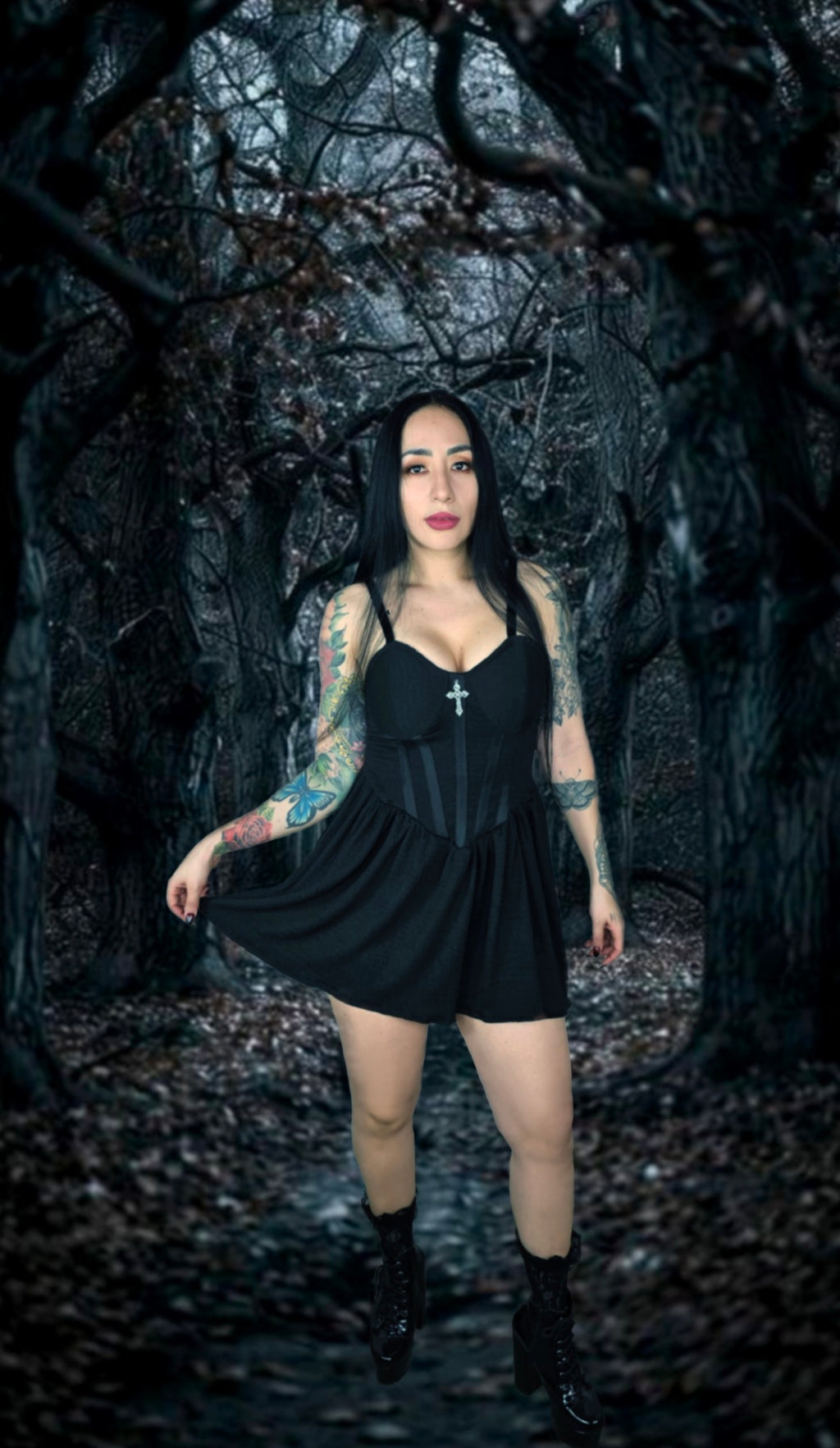 Vestido Dahila - Theblackfeline