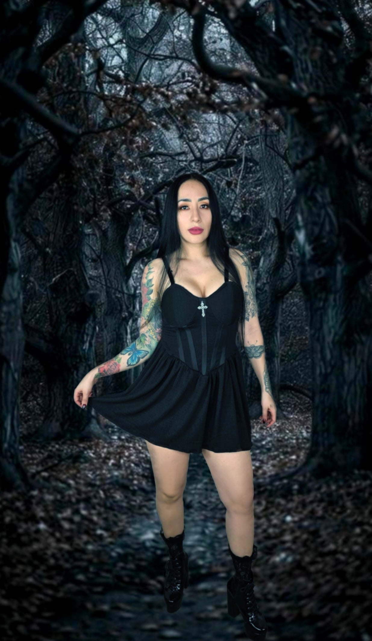 Vestido Dahila - Theblackfeline