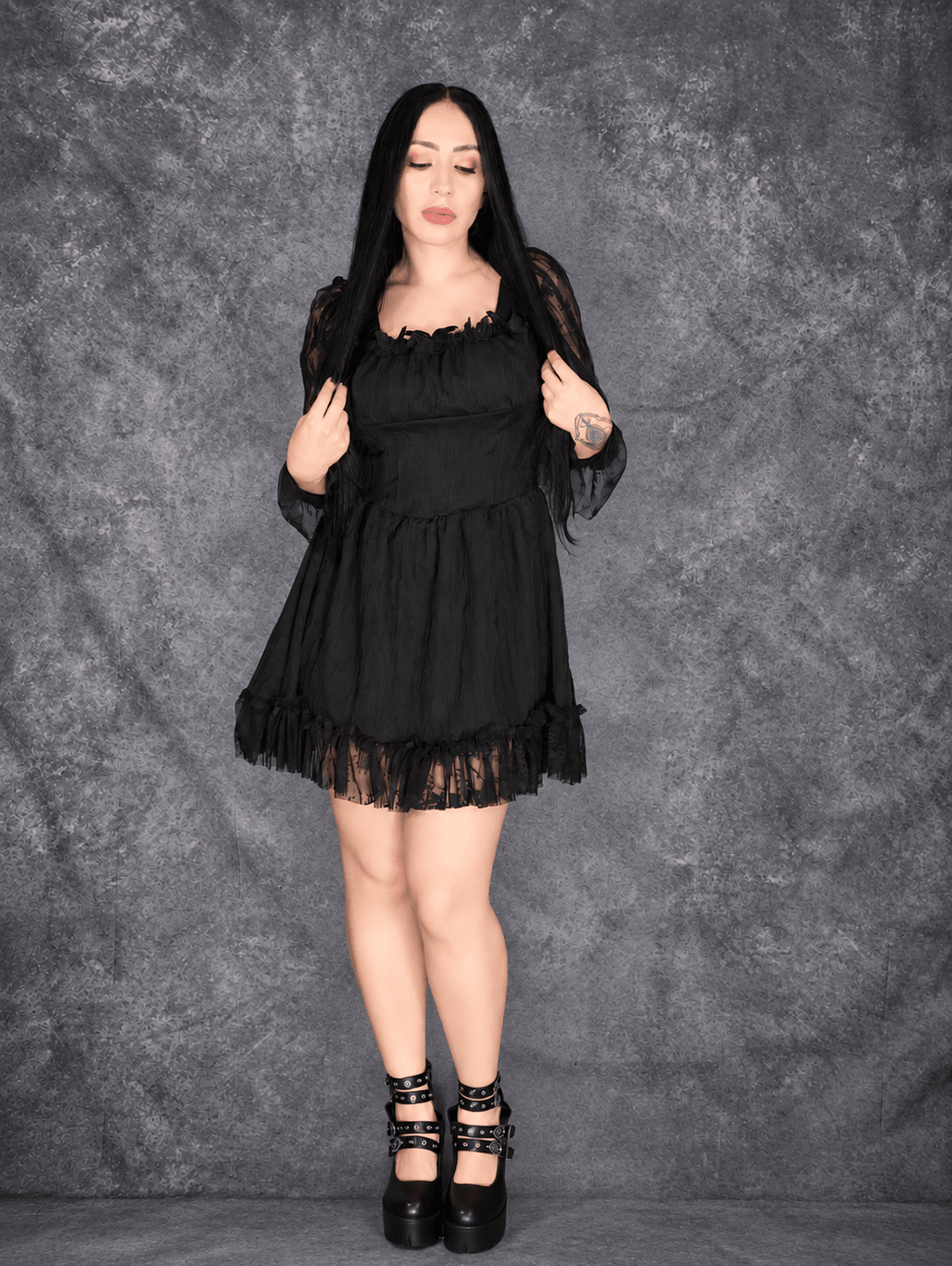 Dark Metamorphosis Dress - Theblackfeline