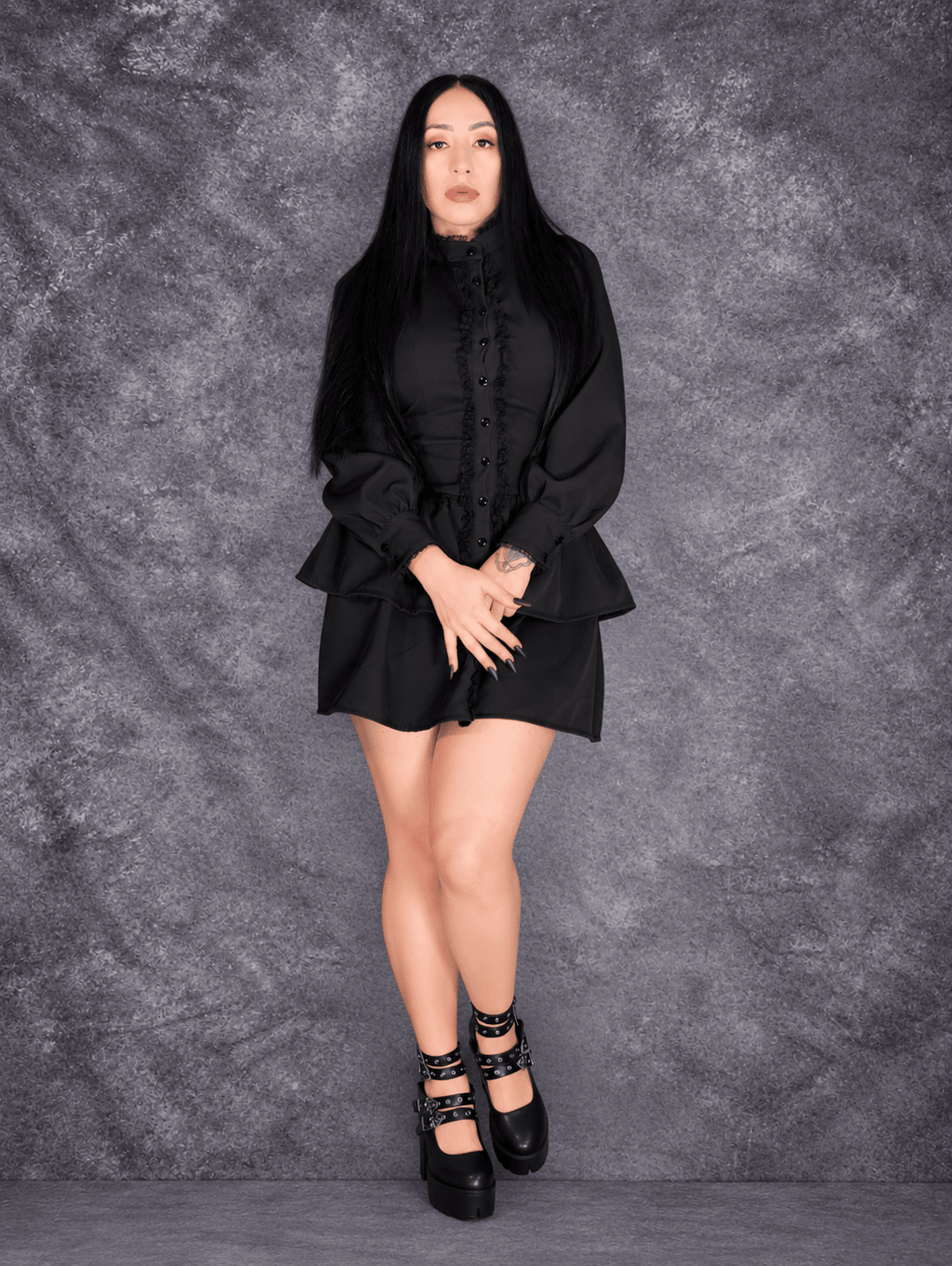 Black Mourning Dress - Theblackfeline