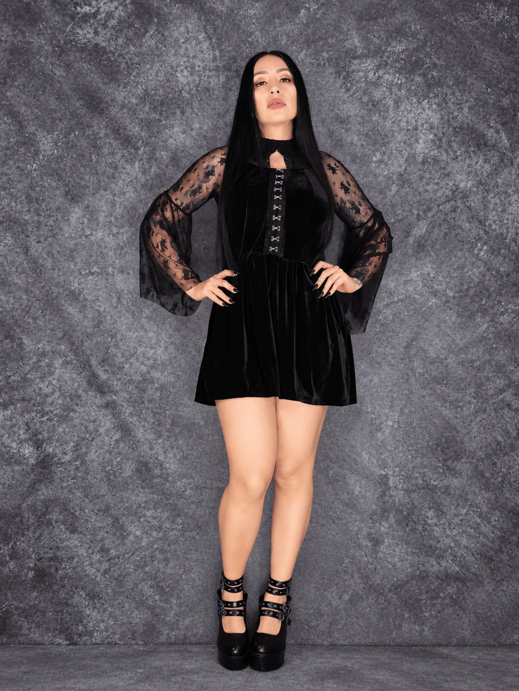 NOCTURNA DRESS - Theblackfeline