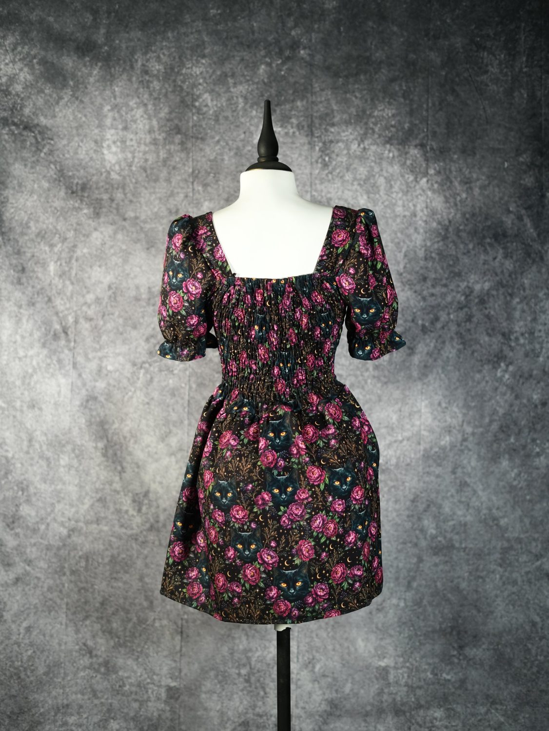 Midnight Rose Corset Dress - Theblackfeline
