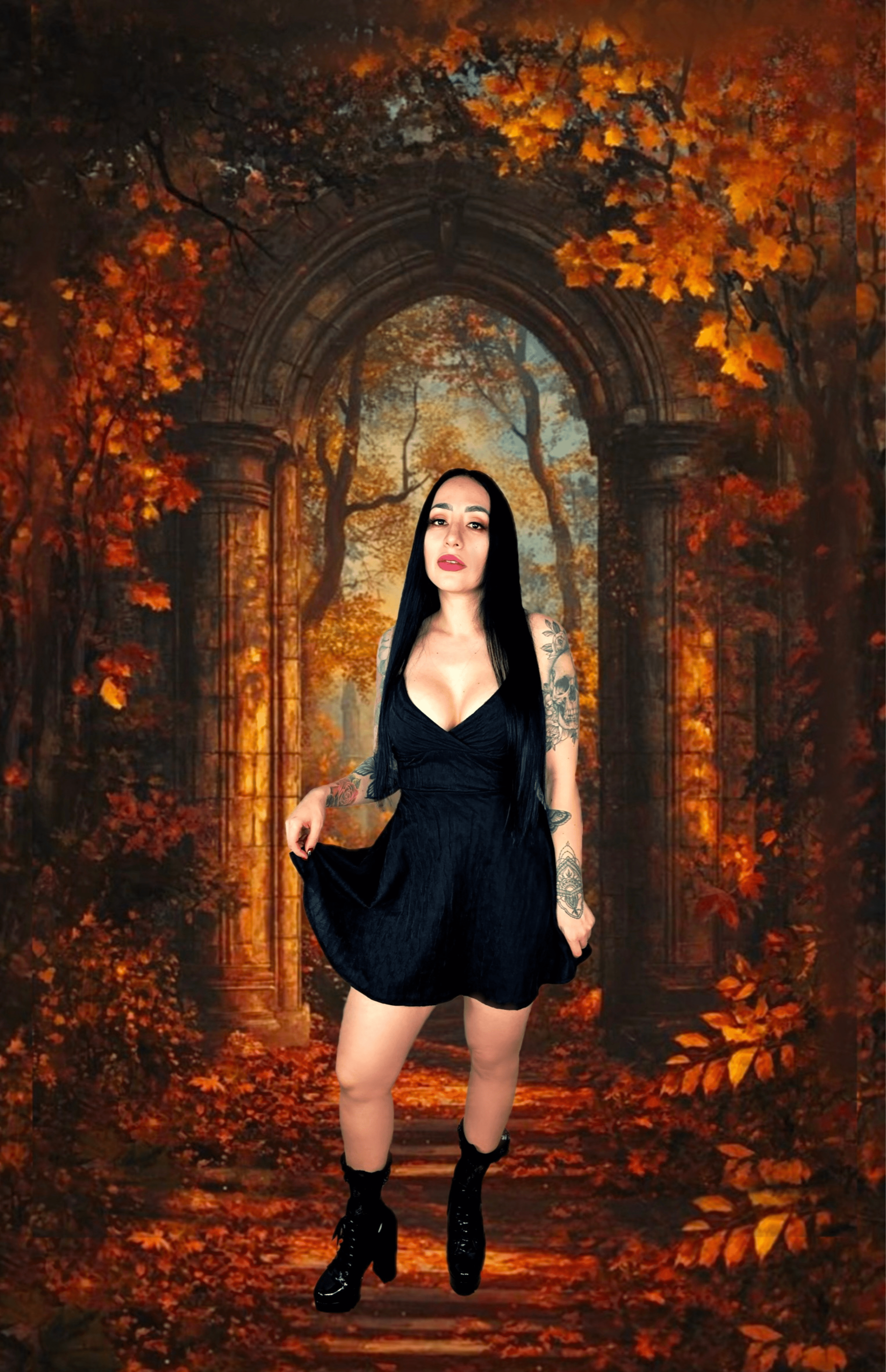 Vestido Drusila - Theblackfeline