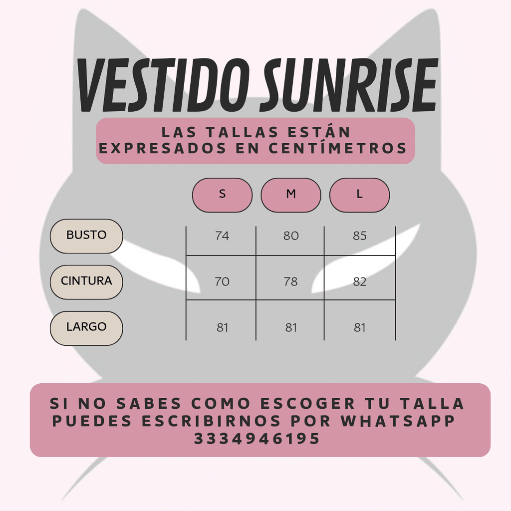 VESTIDO SUNRISE - Theblackfeline