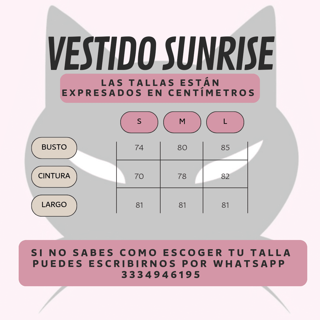 VESTIDO SUNRISE - Theblackfeline
