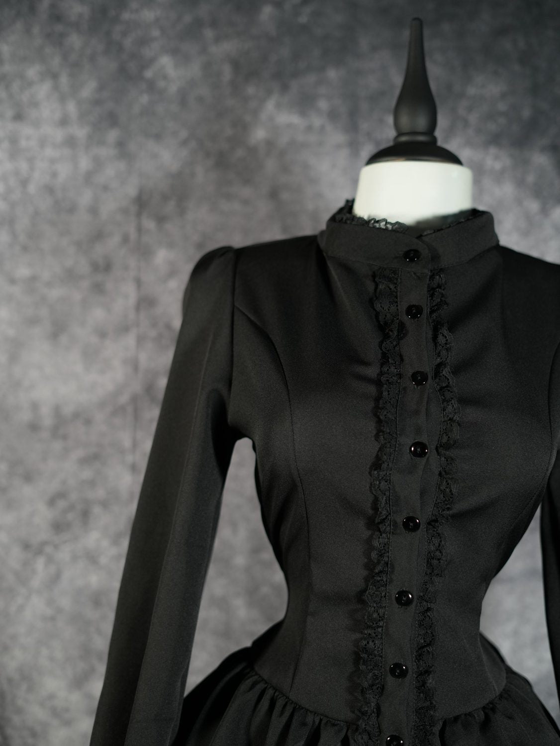 Black Mourning Dress - Theblackfeline