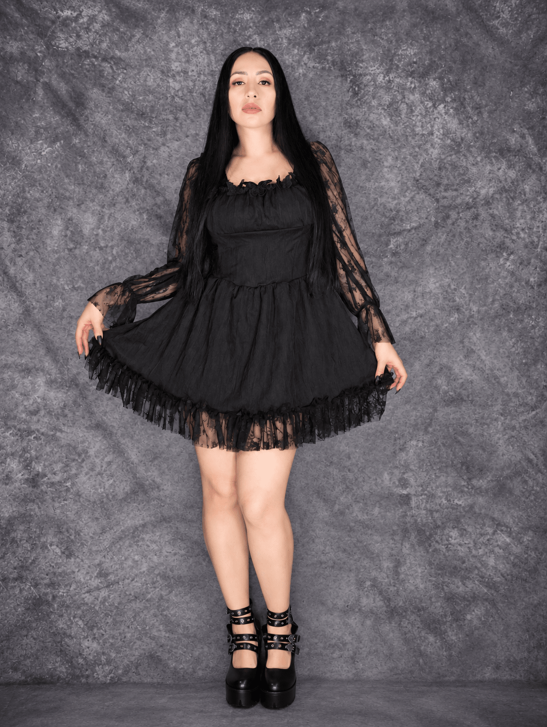 Dark Metamorphosis Dress - Theblackfeline