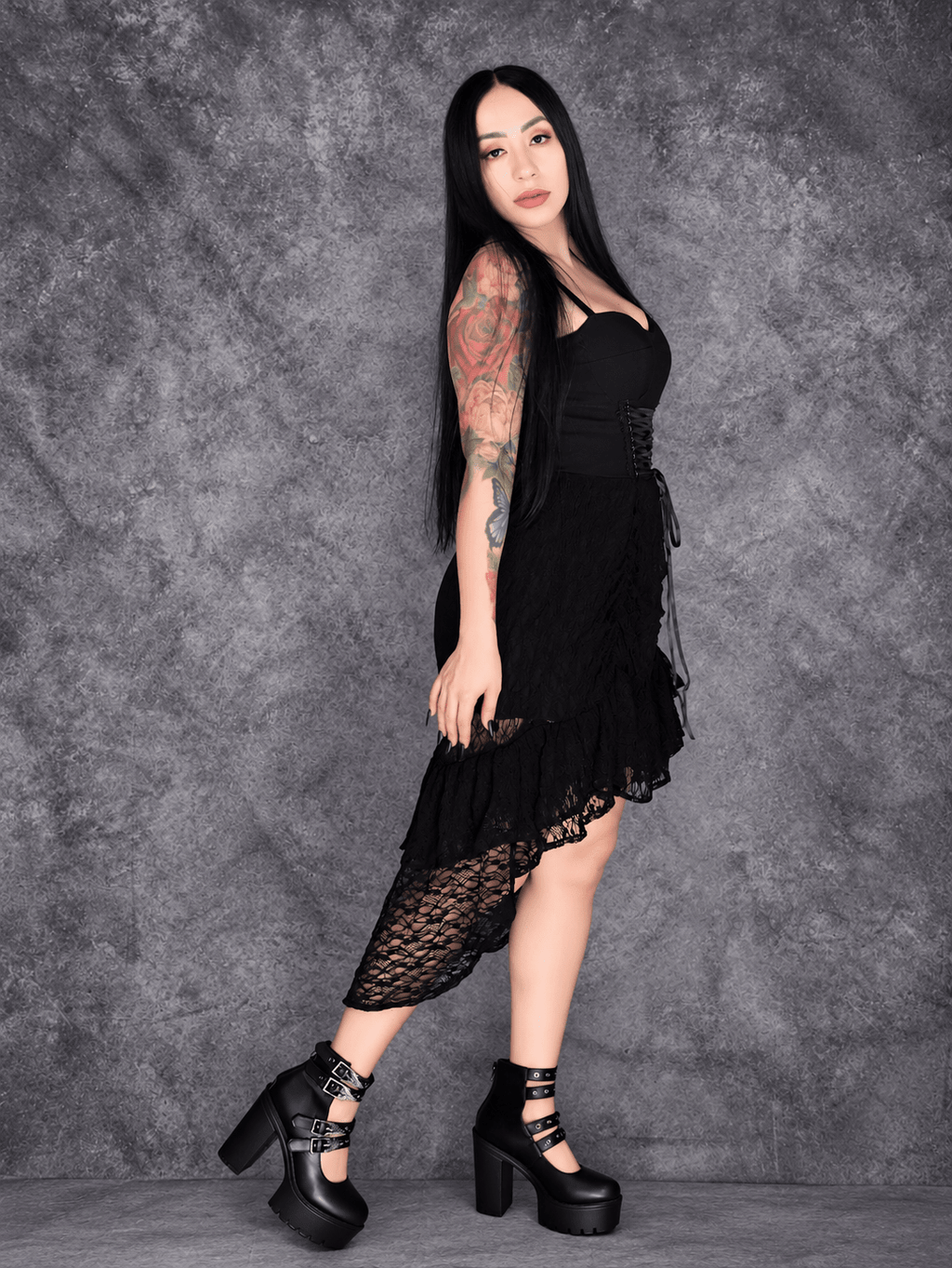 Dark Siren Dress - Theblackfeline