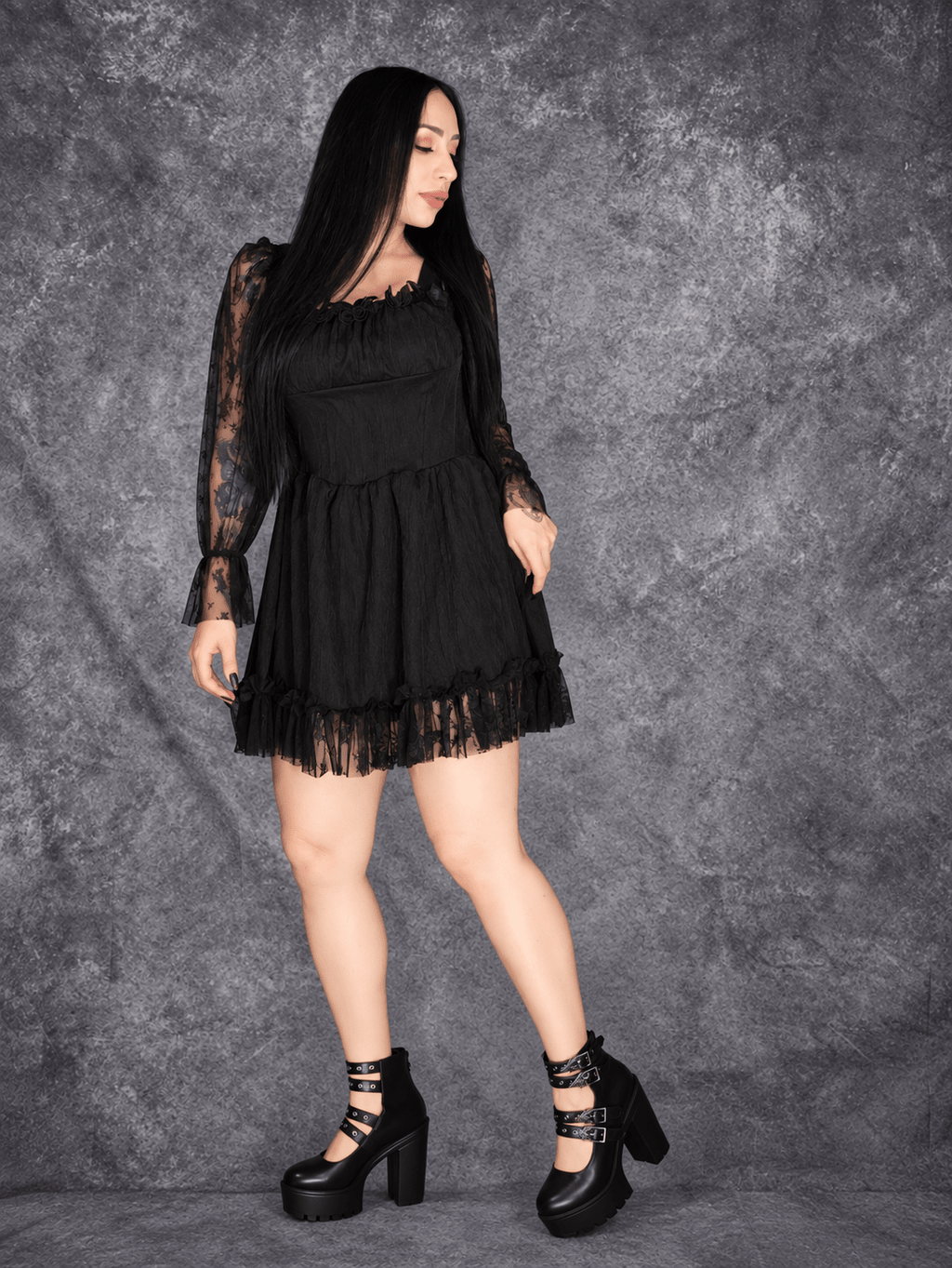 Dark Metamorphosis Dress - Theblackfeline