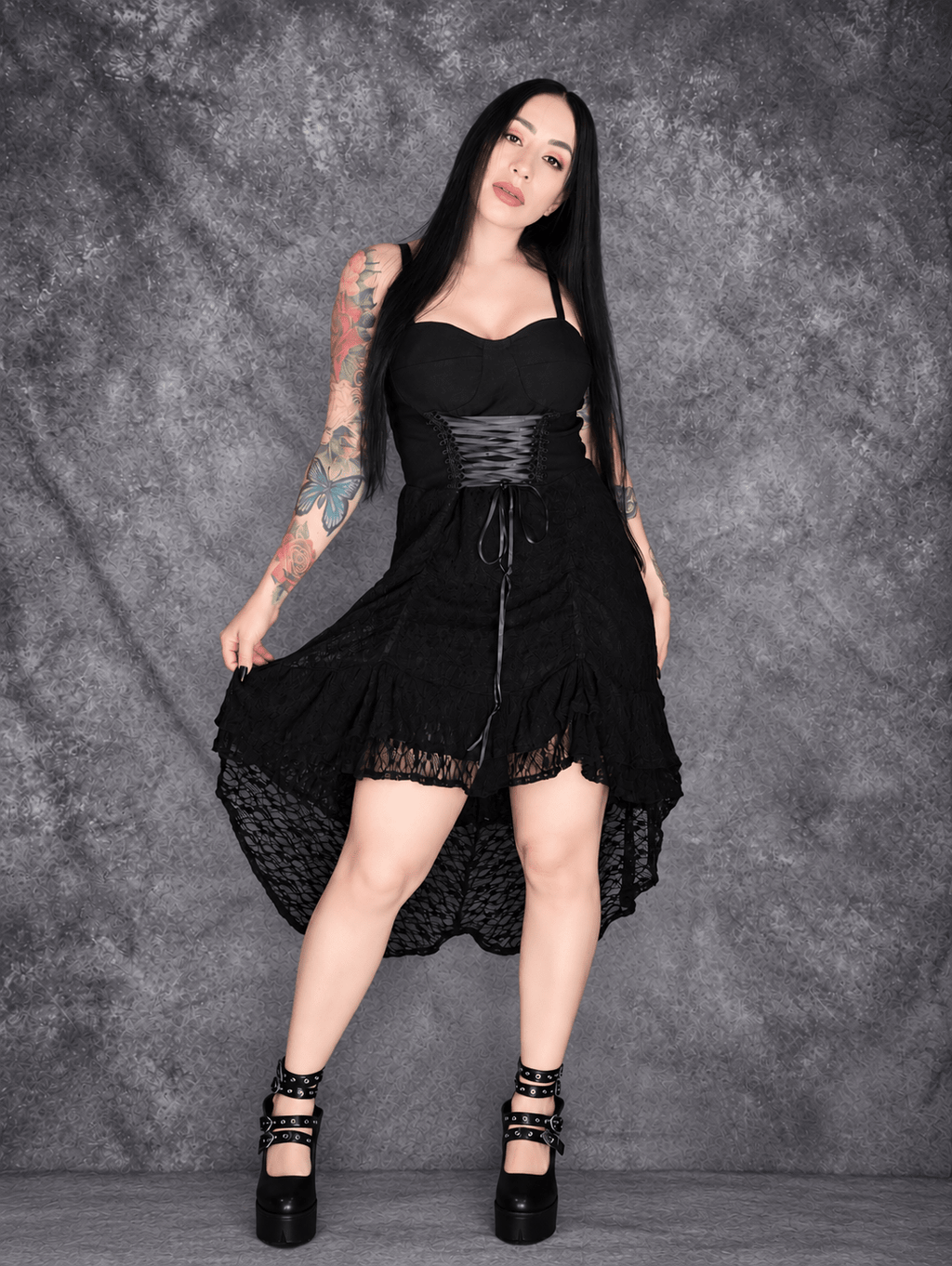 Dark Siren Dress - Theblackfeline