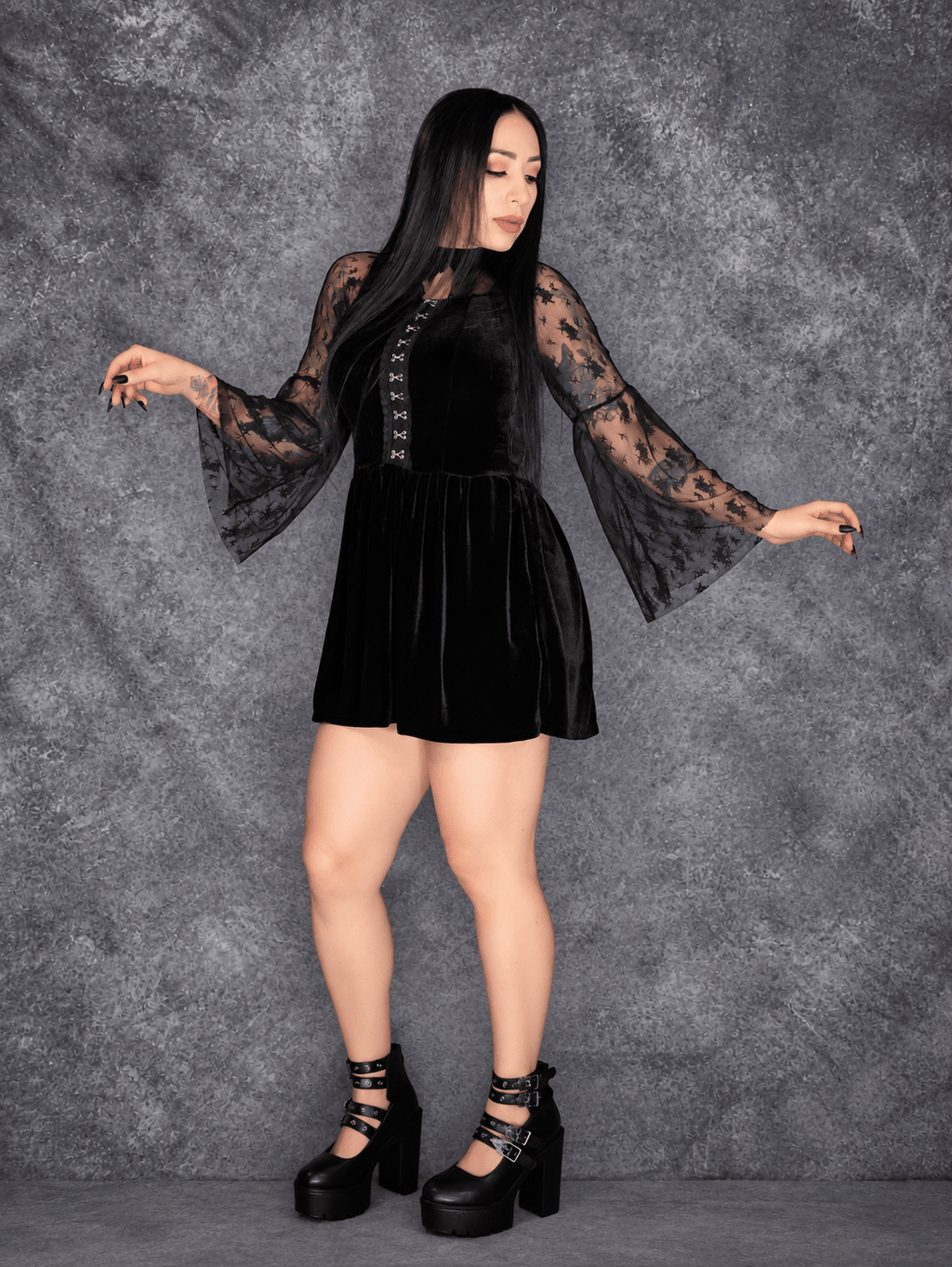 NOCTURNA DRESS - Theblackfeline