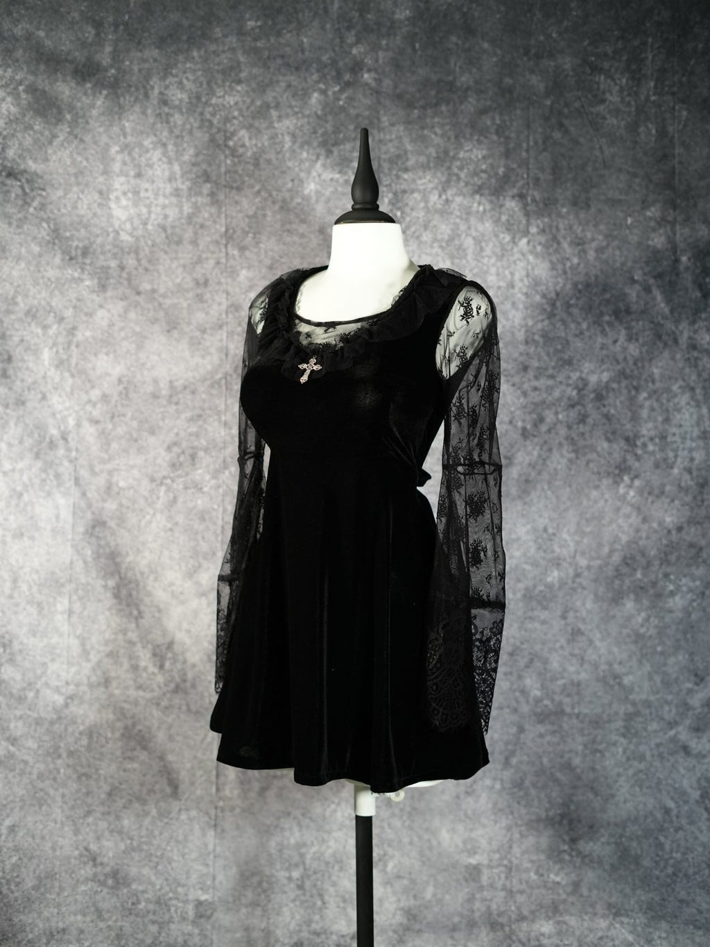 Velvet Nocturne Dress - Theblackfeline