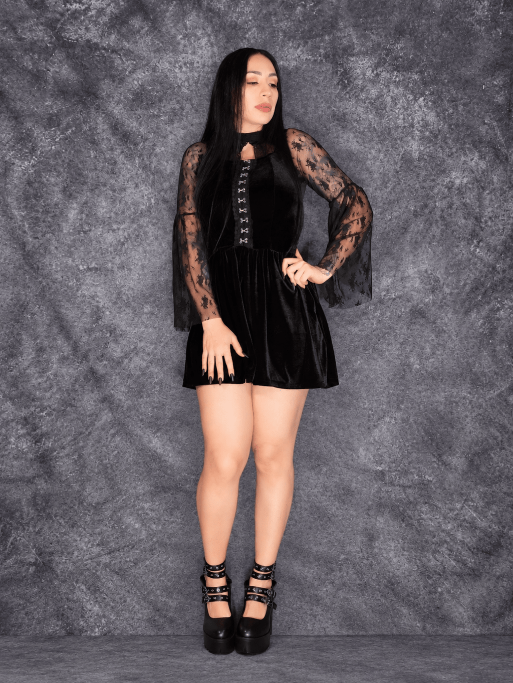 NOCTURNA DRESS - Theblackfeline