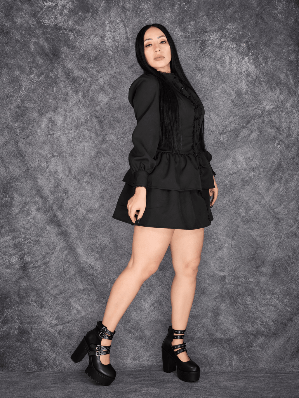 Black Mourning Dress - Theblackfeline