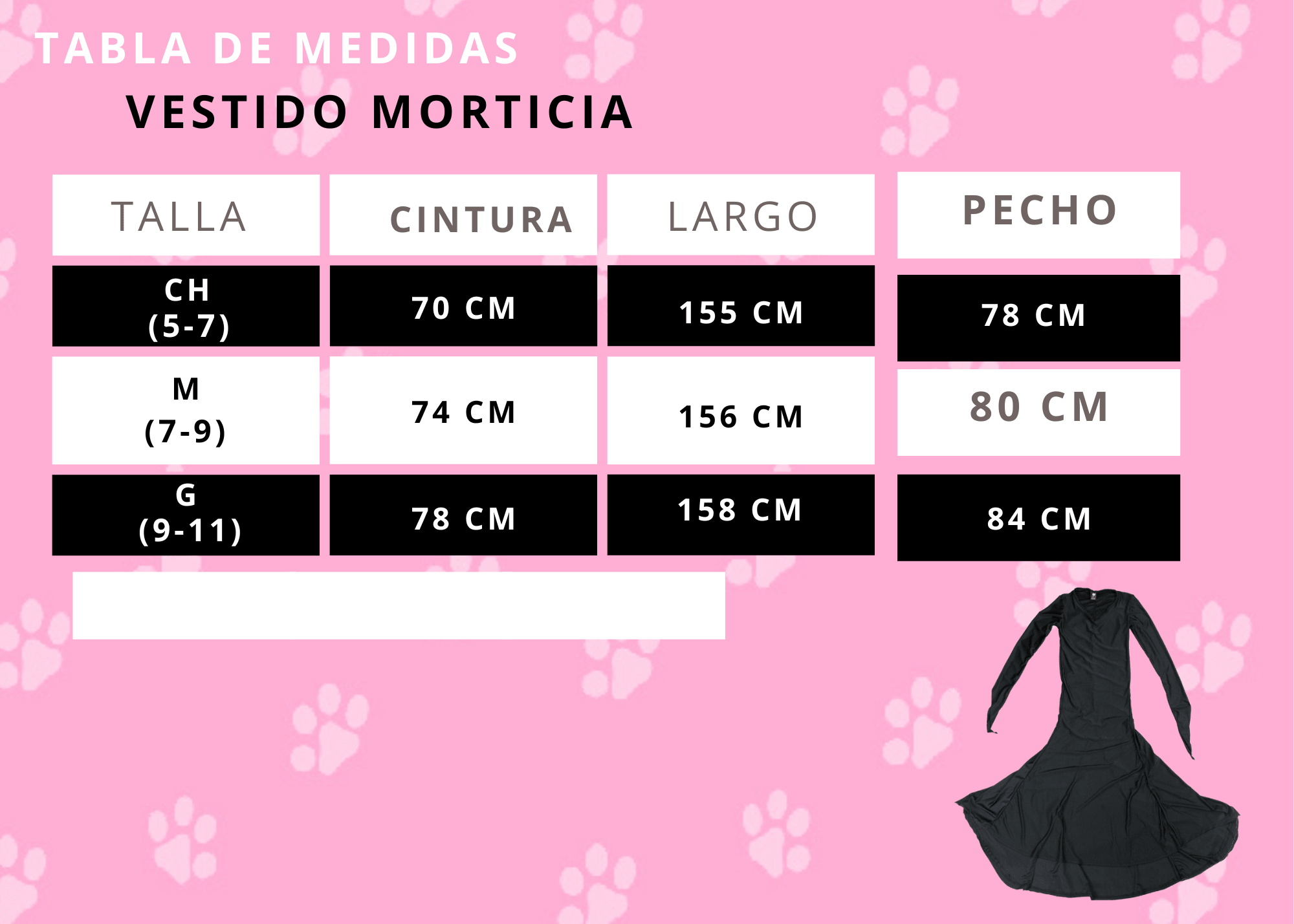 VESTIDO-MORTICIA - Theblackfeline
